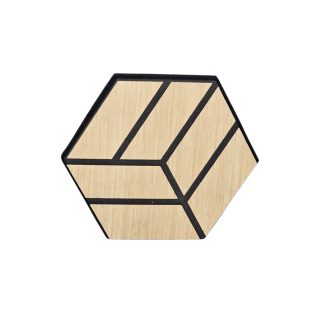 ECO HEXA fehér tölgy akusztikai falpanel