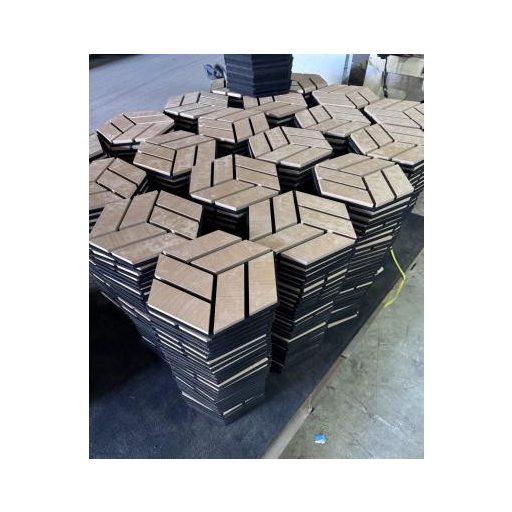 ECO HEXA fehér tölgy akusztikai falpanel