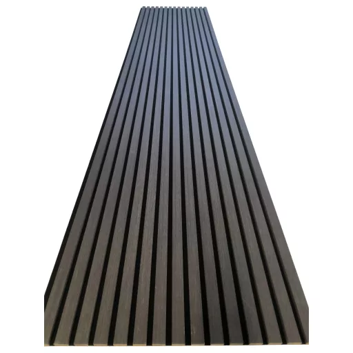 ECO LINEAR 260 fekete tölgy akusztikai falpanel