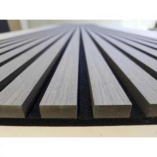 ECO LINEAR 260 fekete tölgy akusztikai falpanel