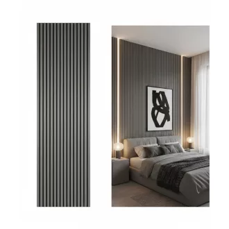 ECO LINEAR 260 szürke tölgy akusztikai falpanel