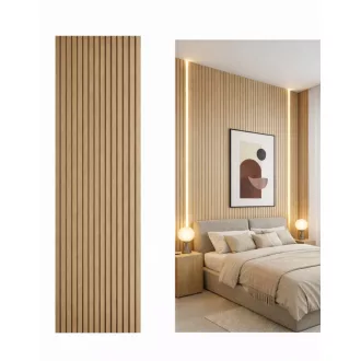 ECO LINEAR 260 világos dió akusztikai falpanel