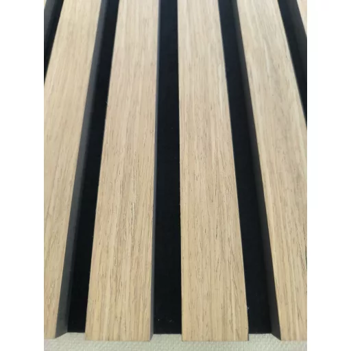 ECO LINEAR 260 fehér tölgy akusztikai falpanel