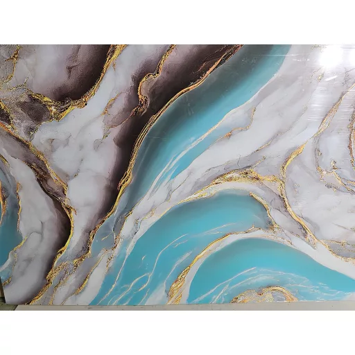 SPC márvány hatású falpanel Aqua