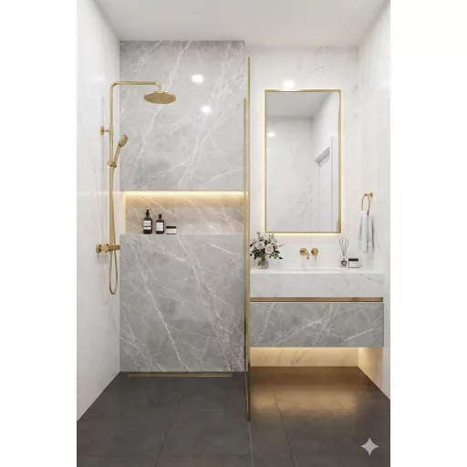 SPC márvány hatású falpanel Zenit