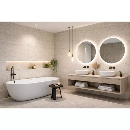 SPC kőhatású falpanel Ivory