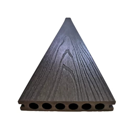 ezüstszürke erezet mintás WPC kültéri padlópanel