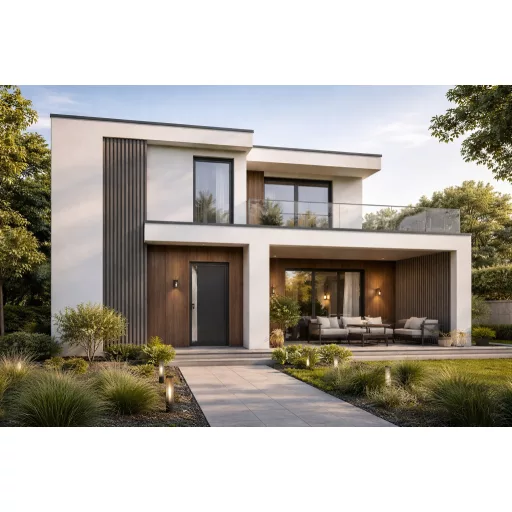 WPC EXTERIOR WALL PANEL - szürke