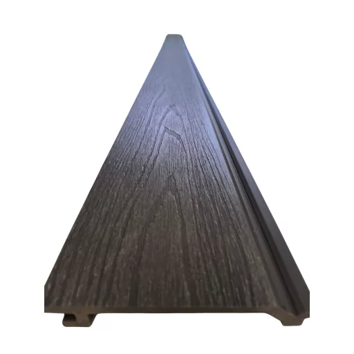 ezüstszürke erezet mintás WPC fal- és kerítéspanel