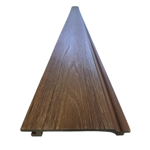 teak fa erezet mintás WPC fal- és kerítéspanel