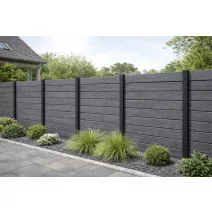 WPC kültéri fal- és kerítéspanel